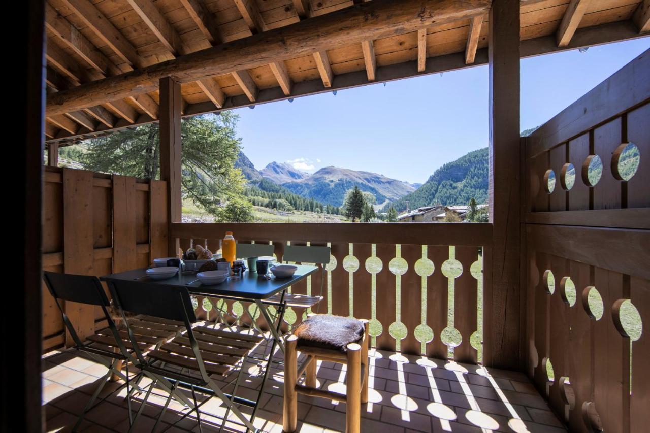 Appartement Esprit Chalet - Splendide Vue Montagne A 180 Val-d'Isere Ngoại thất bức ảnh