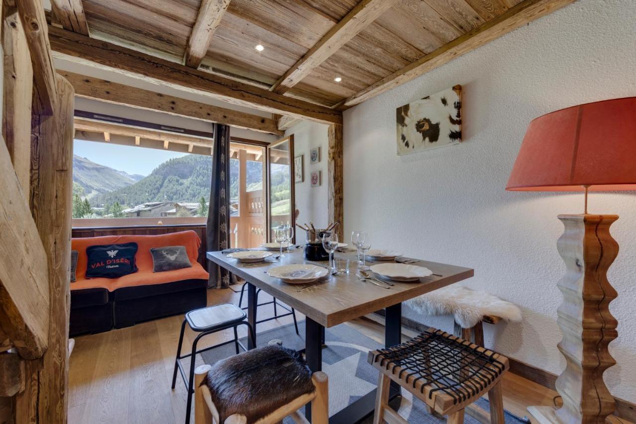 Appartement Esprit Chalet - Splendide Vue Montagne A 180 Val-d'Isere Ngoại thất bức ảnh